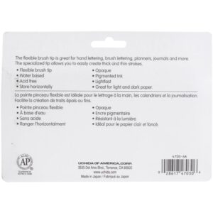 MARVY UCHIDA OPAQUE BRUSH METALLIC MARKER