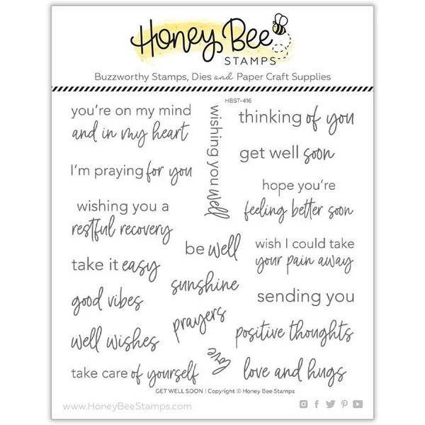 HONEY BEE GET WELL SOON STAMP SET