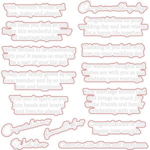 HONEY BEE INSIDE WEDDING SENTIMENTS