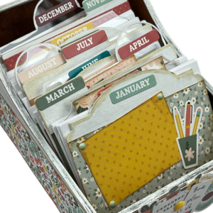 Clear Scraps Memory Dex High Back Box 12