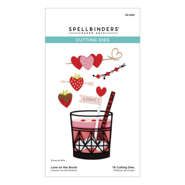 Spellbinders Love On the Rocks Etched Dies From the Love On the Rocks Collection