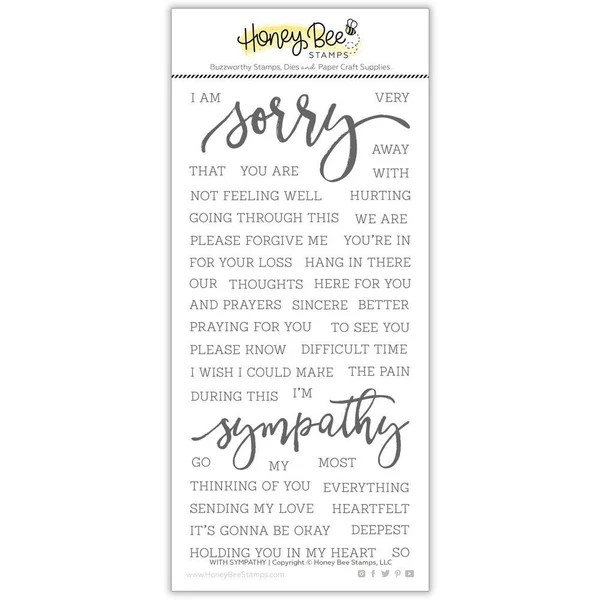 HONEY BEE STAMP WITH SYMPATHY