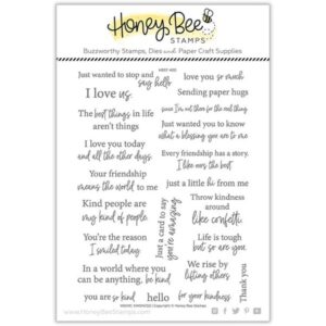 HONEY BEE STAMP INSIDE KINDNESS SENTIMENTS