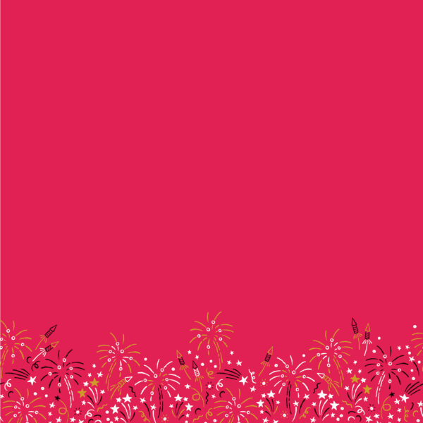 Reminisce Cheers To A New Year 12X12 Fireworks