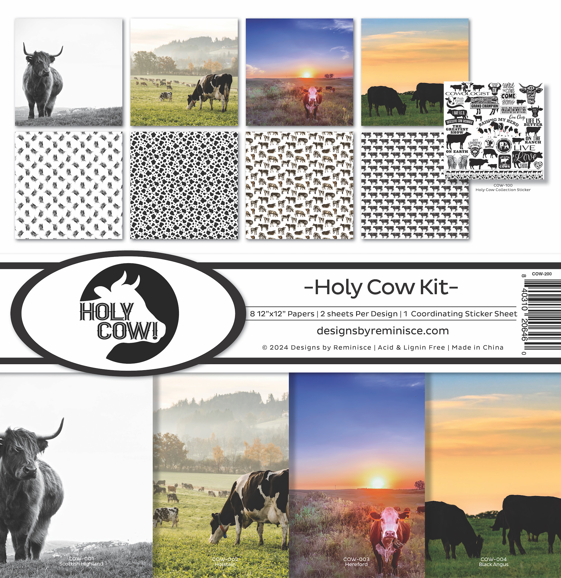 Reminisce Holy Cow Collection Kit