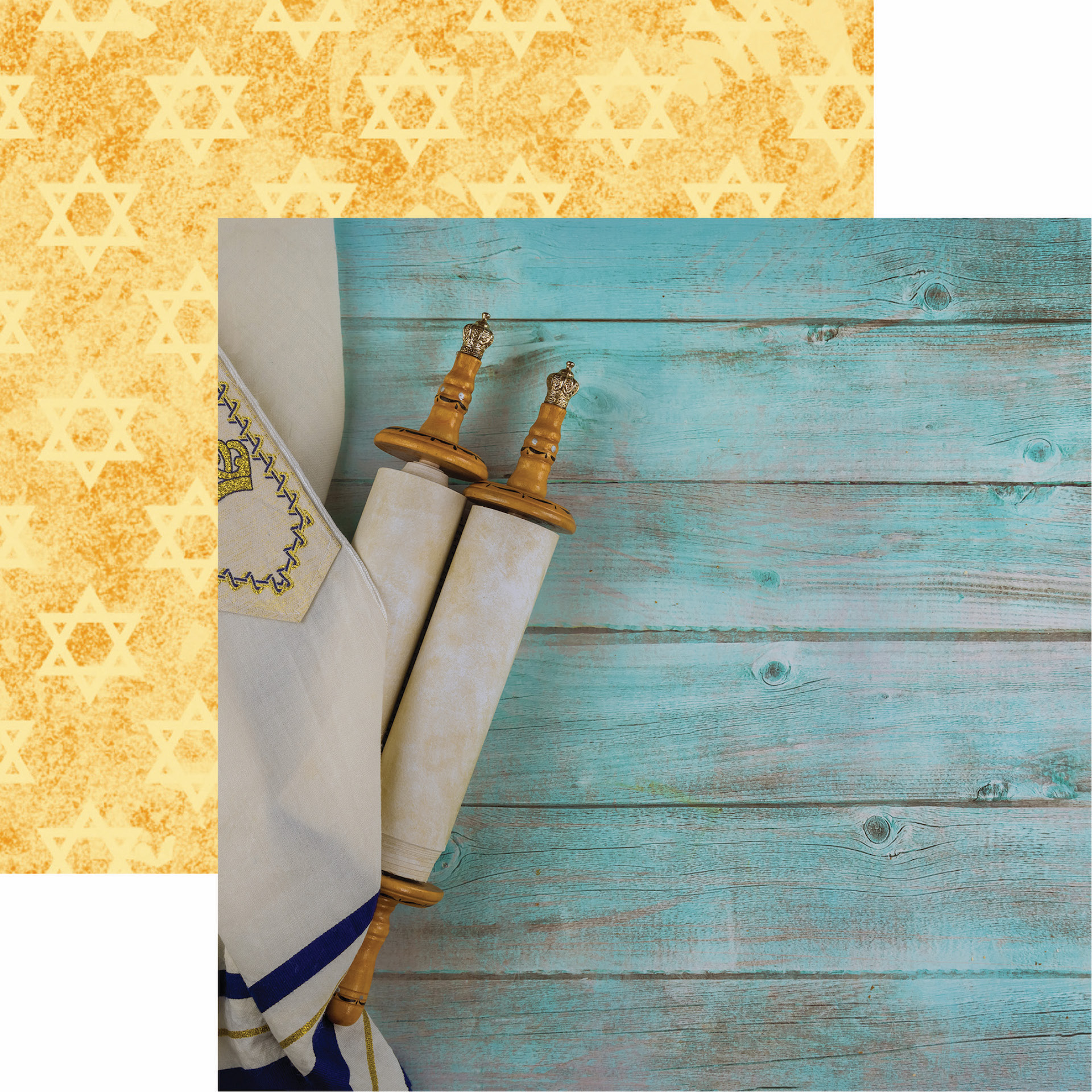 Reminisce Jewish Celebrations 12X12 Torah