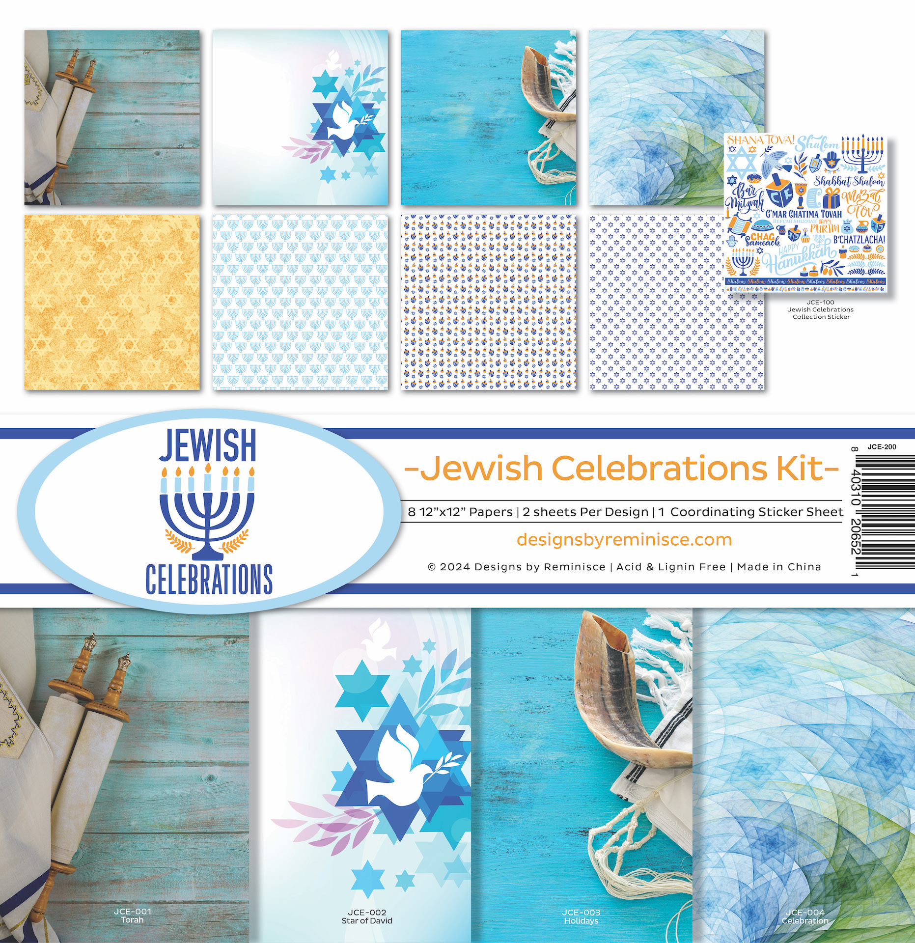 Reminisce Jewish Celebrations Collection Kit