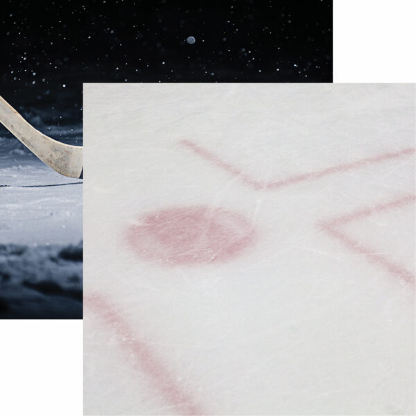 Reminisce Let's Play Hockey 12X12 Face Off