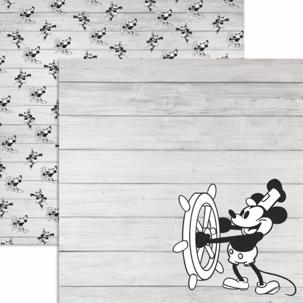 Reminisce Steam Boat Willie 12X12 All Aboatd! Reminisce Steam Boat Willie 12X12 All Aboatd!