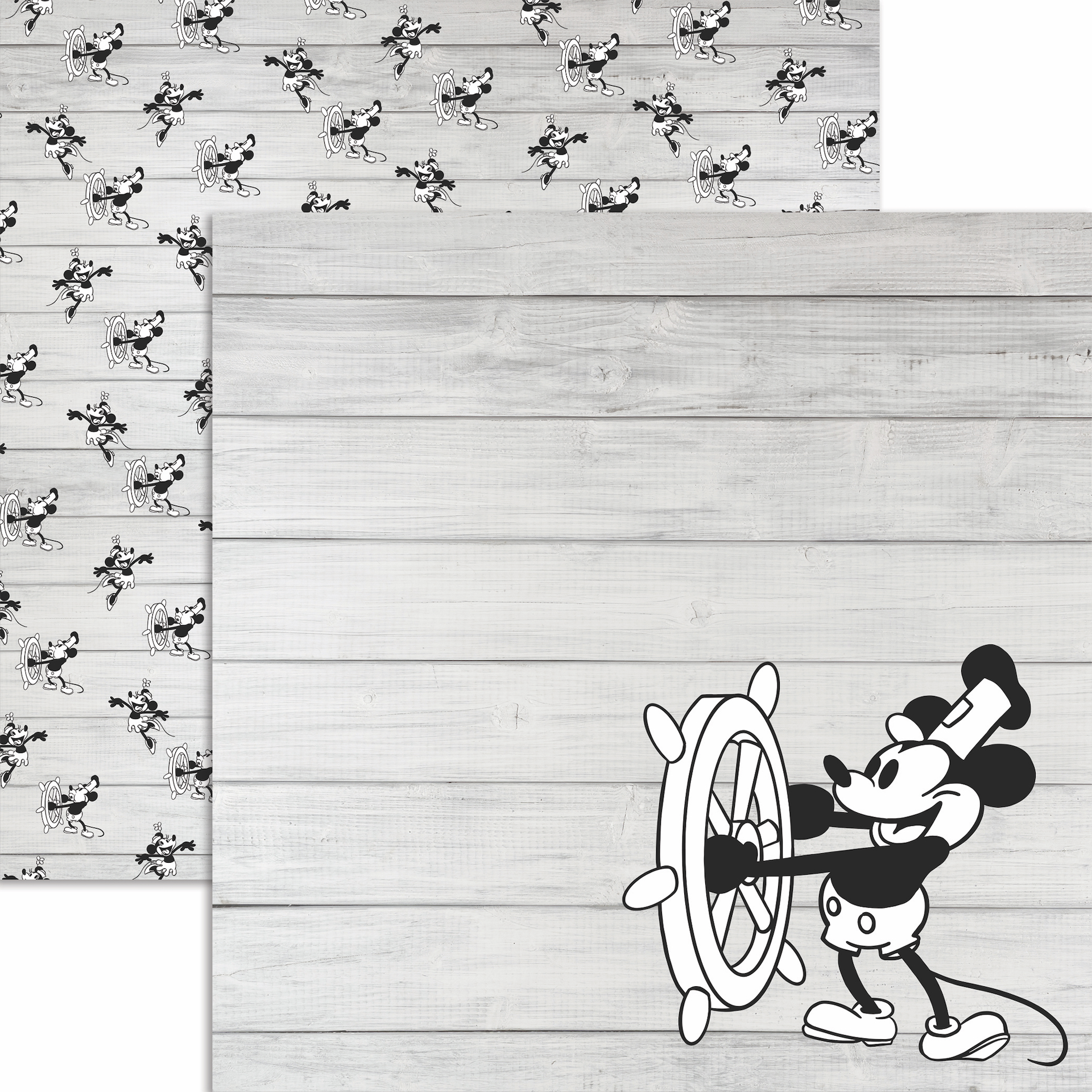 Reminisce Steam Boat Willie 12X12 All Aboatd!