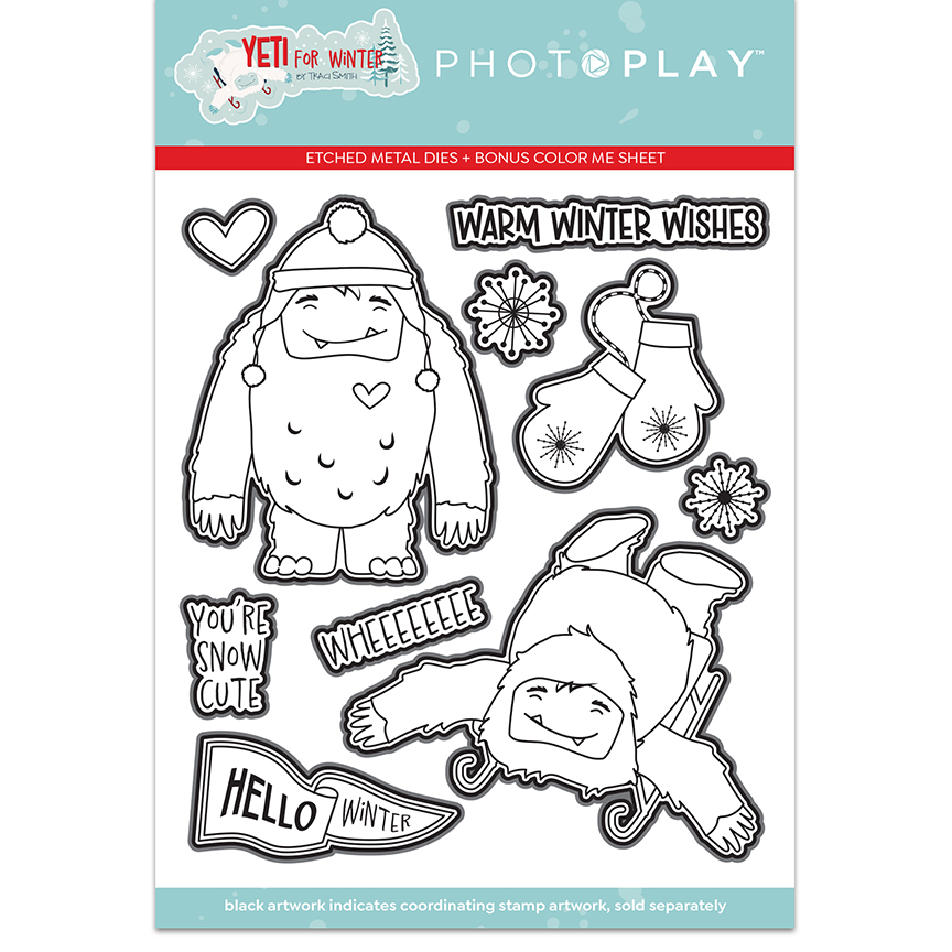 Photo Play Yeti For Winter Dies
