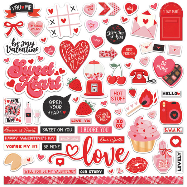 Photo Play Love Notes Element Stickers Photo Play Love Notes Element Stickers