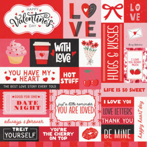 Photo Play Love Notes 12X12 Hugs & Kisses