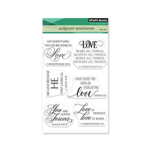 PENNY BLACK CLEAR SCRIPTURE SENTIMENTS