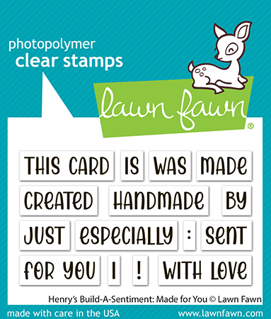 Lfstamp Henry's Build-a-sentiment: Made For You