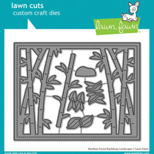Lawn Fawn Die Bamboo Forest Backdrop: Landscape