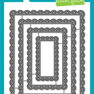 Lawn Fawn Die Lacy Rectangle Stackables