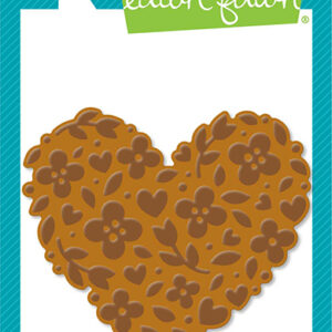 Lffoil Plate Floral Heart