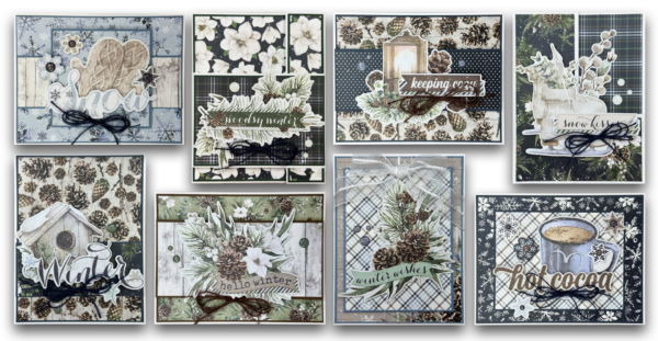 Simple Stories Simple Vintage Fresh Snow Card Kit Simple Stories Simple Vintage Fresh Snow Card Kit