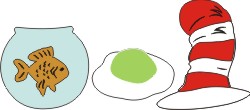 Petticoat Parlor Dr Seuss Set A