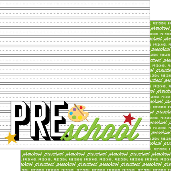 SCRAPBOOK CUSTOMS GRADES 12X12 PRE-SCHOOL