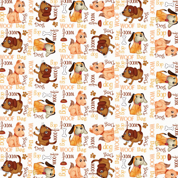 SCRAPBOOK CUSTOMS 12X12 BARN BUD DOG