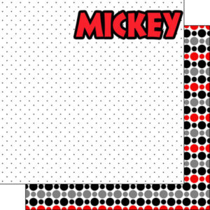 SCRAPBOOK CUSTOMS 12X12 MAGIC MOUSE BOY LEFT