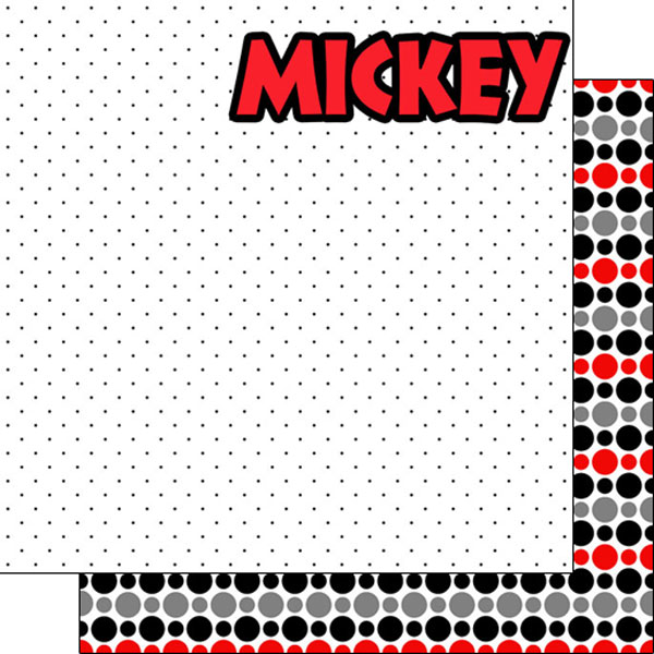 SCRAPBOOK CUSTOMS 12X12 MAGIC MOUSE BOY LEFT