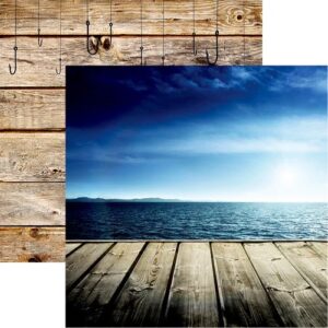 REMINISCE GONE FISHING 12X12 FISHING PARADISE