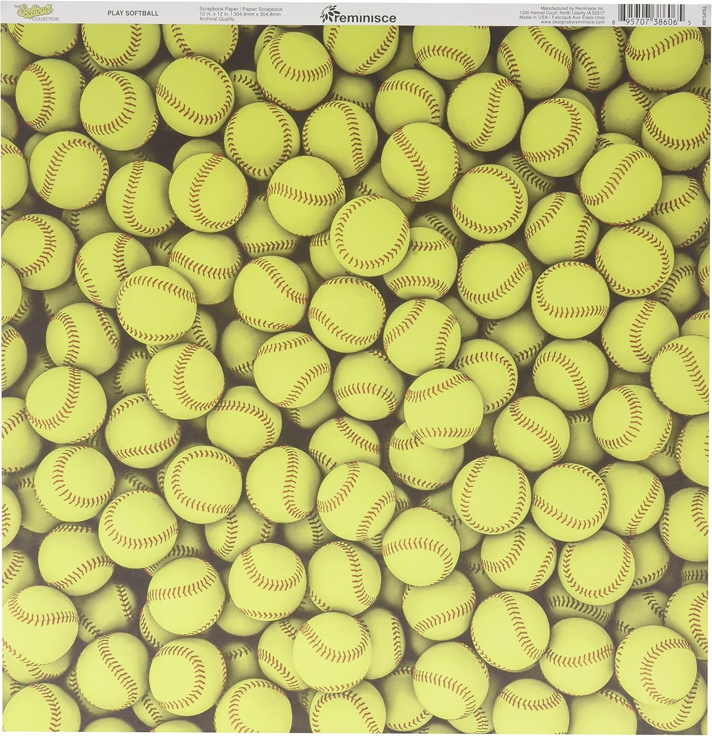 REMINISCE SOFTBALL 12X12 PLAY SOFTBALL