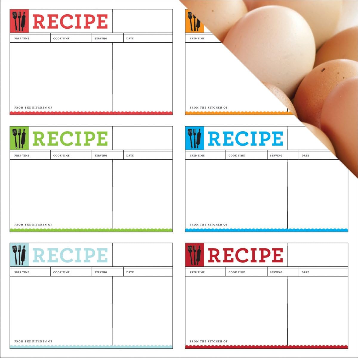 REMINISCE IN THE KITCHEN 12X12 RECIPE CARDS