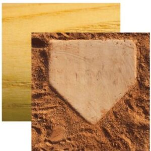 REMINISCE BASEBALL 2 12X12 HOMEPLATE