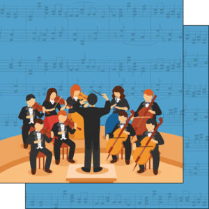 SCRAPBOOK CUSTOMS 12X12 ORCHESTRA/SYMPHONY
