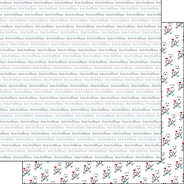 SCRAPBOOK CUSTOMS 12X12 NURSE PRACTITIONER PRIDE