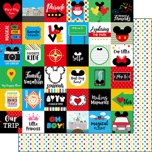 SCRAPBOOK CUSTOMS 12X12 MAGICAL CUT-OUTS DOUBLE