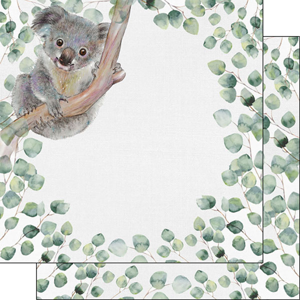 SCRAPBOOK CUSTOMS 12X12 KOALA SAFARI