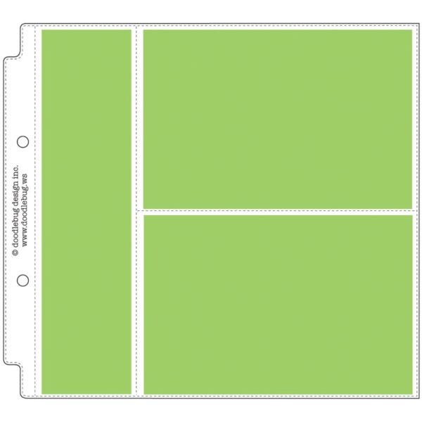 DOODLEBUG 8X8 REFILL HORIZ PHOTO/RECIPE Card Protectors DOODLEBUG 8X8 REFILL HORIZ PHOTO/RECIPE Card Protectors