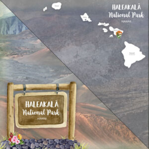 SCRAPBOOK CUSTOMS 12X12 HALEAKALA NATIONAL PARK