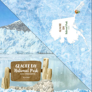 SCRAPBOOK CUSTOMS 12X12 GLACIER BAY NATIONAL PARK