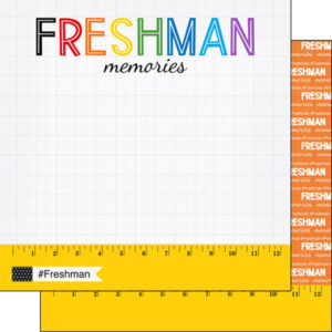SCRAPBOOK CUSTOMS 12X12 FRESHMAN RULER