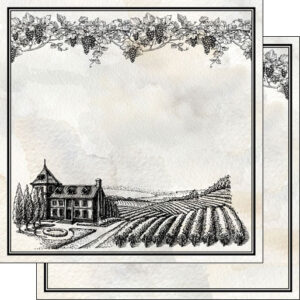 SCRAPBOOK CUSTOMS 12X12 CHATEAU VINEYARD