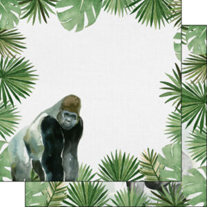 SCRAPBOOK CUSTOMS GORILLA SAFARI 12X12