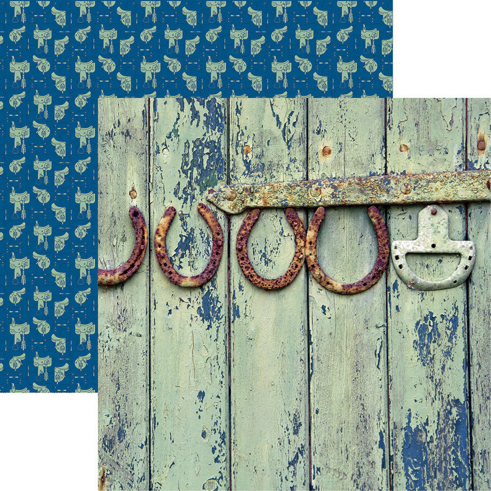 REMINISCE HORSE PLAY 12X12 BARN DOOR