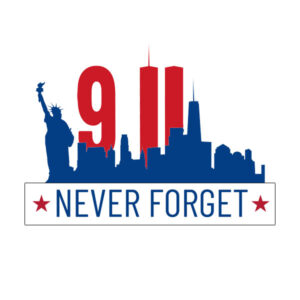 SCRAPBOOK CUSTOMS LASER 9/11 NEVER FORGET
