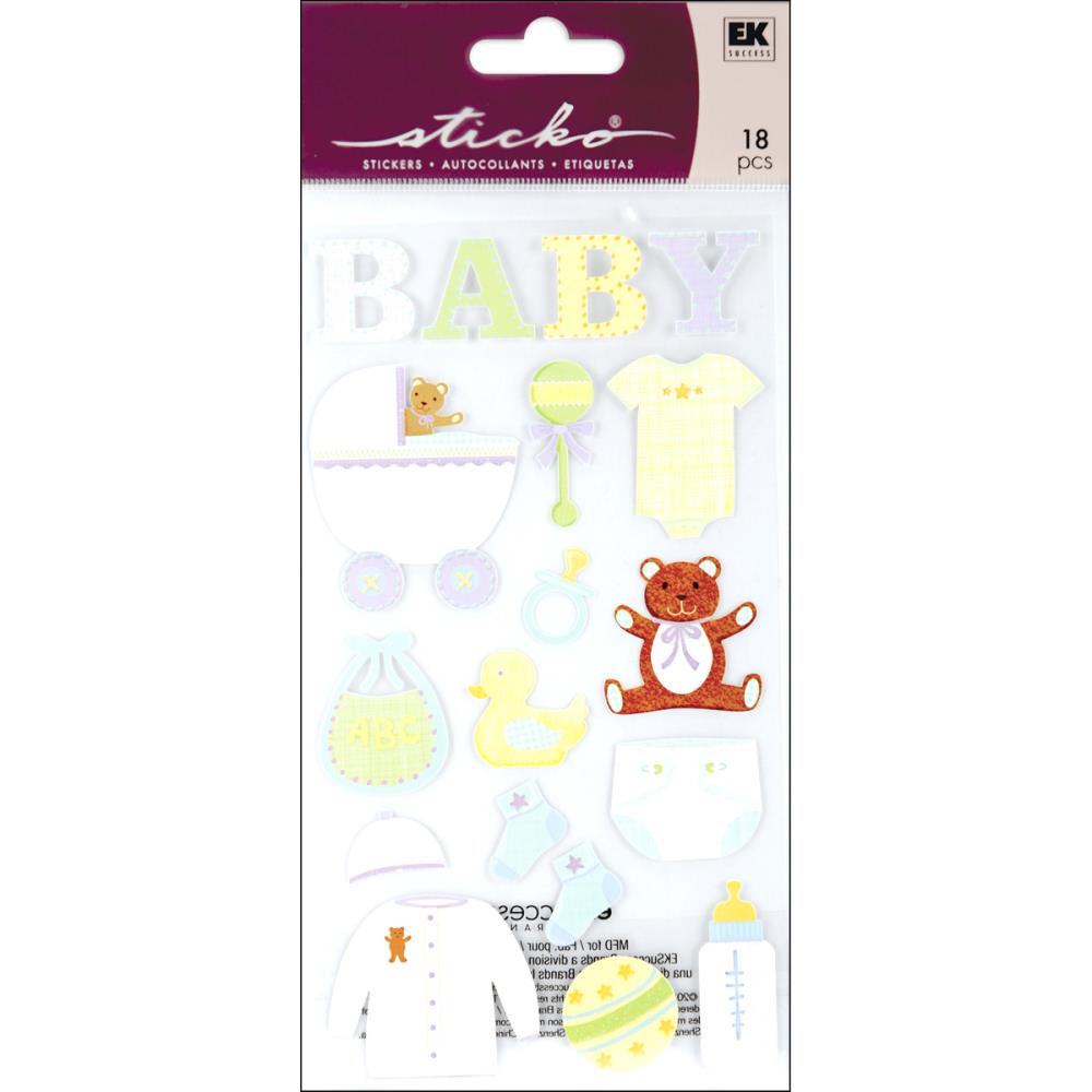 EK STICKER BABY OBJECTS