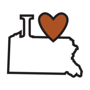 SCRAPBOOK CUSTOMS LASER I LOVE PENNSYLVANIA