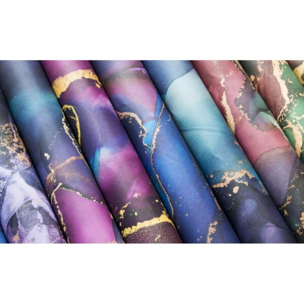 CRAFTERS CONSORTIUM CRAFT PAPER 12X12 INK DROPS MIDNIGHT