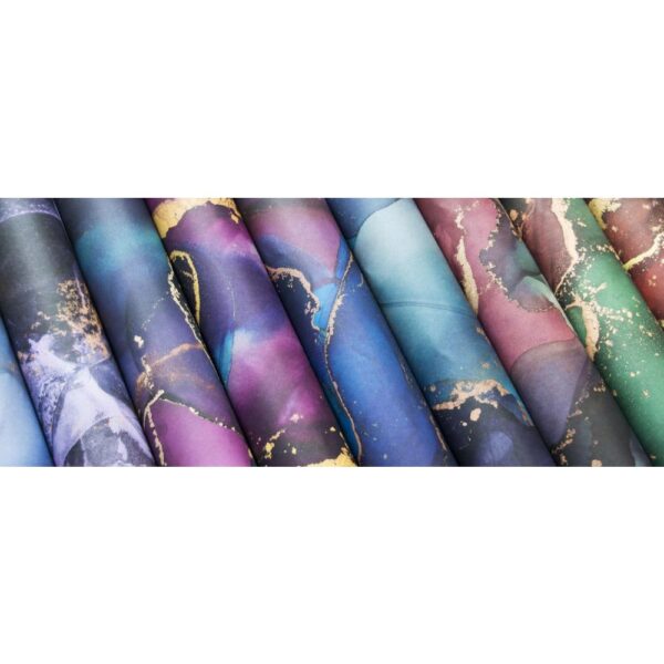 CRAFTERS CONSORTIUM CRAFT PAPER 12X12 INK DROPS MIDNIGHT