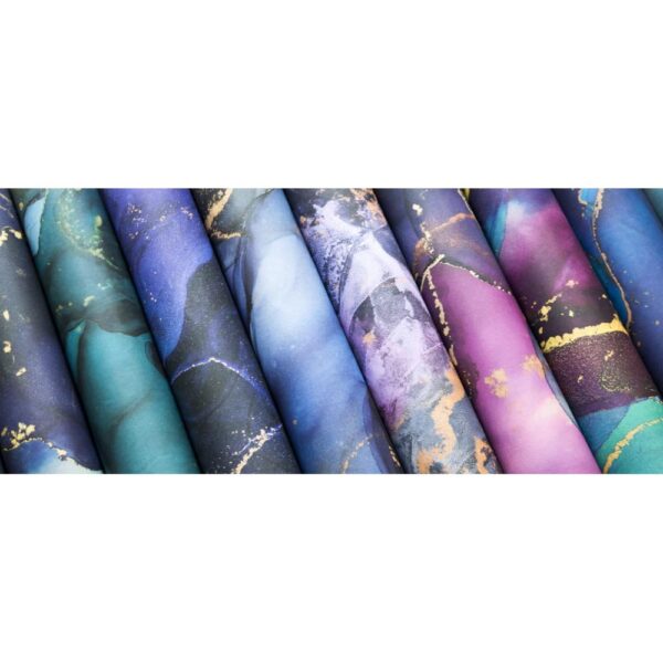 CRAFTERS CONSORTIUM CRAFT PAPER 12X12 INK DROPS MIDNIGHT