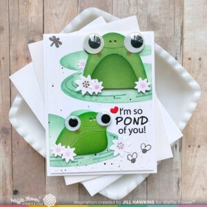 Waffle Flower Die Inquisitive Frogs